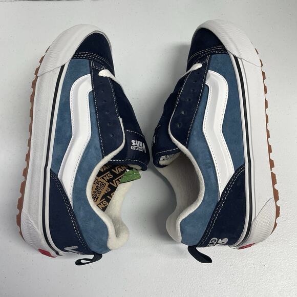 Vans Knu-Skool MTE-1 Imran Potato VN000E3QBX9 Size 8.5 Navy Blue White Black Low